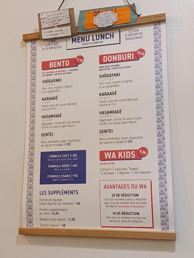 Wa bento - Menu Image 2
